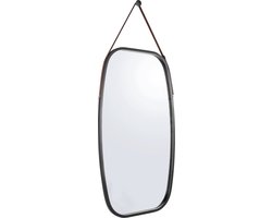 Present Time Spiegel Idyllic - Zwart - 43x74 cm - Modern