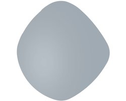 Present Time Spiegel Organic Round - Grijs - 40x40 cm - Modern