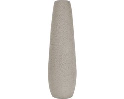 Present Time Vaas Elegance - Polyresin - Large - Warm Grijs - Ø19x61cm