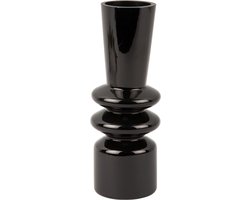 Present Time Vaas Sparkle Straight - Zwart - Ø7,5cm - Scandinavisch,Modern