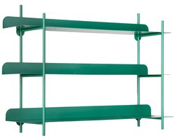 Present Time Wanddecoratie Cool Retro - Groen - 60x16x42cm - Modern
