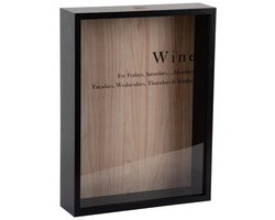 Present Time Wanddecoratie Momentum Box - Zwart - 8x30x40cm - Scandinavisch