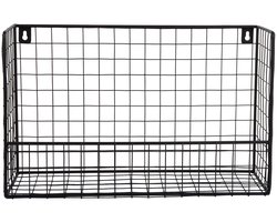 Present Time Wandrek Reja - Zwart - 15x40x25cm - Scandinavisch