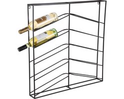 Present Time - Wijnrek Cuadro - Matt black