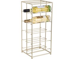 Present Time - Wijnrek Dual Floor - Goud geschilderd