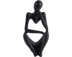 Present Time Wondering beeld H24cm zwart