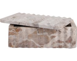 Present Time Woonaccessoire Rectangle - Bruin - 22x13x8cm - Scandinavisch