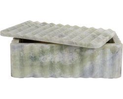 Present Time Woonaccessoire Rectangle - Groen - 22x13x8cm - Scandinavisch