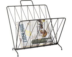 PresentTime Diamond Raster Tijdschriftenrek - Zwart