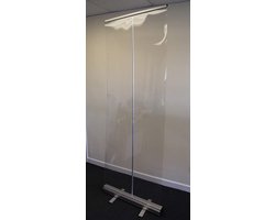 Preventiescherm 100x200 cm Roll-up Transparant