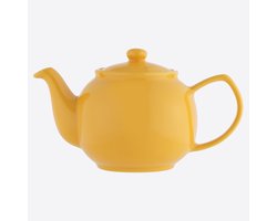 Price & Kensington 6-kops theepot glanzend mosterdgeel 1.1L