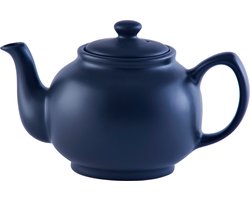 Price & Kensington - Theepot - 6-kops - Aardewerk – Navy blauw - 1.1 L - Ø 12 cm