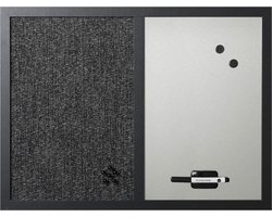 Prikbord - muurschildering | pinnen frame | paneel voor kantoor, keuken, slaapkamer, café, huis, school, restaurant, café