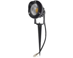 PRIKSPOT - 7 WATT - IP65 - 5000K - Buitenverlichting - Tuinspot - Tuinverlichting - Grondspot - Met grond pen - Kantelbaar - Padverlichting