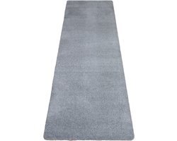PRIMA - Soft - Badmat - Wastafelmat - loper - grijs - 60x180cm - antislip