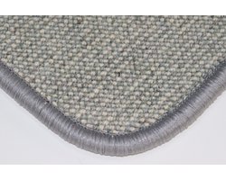 PRIMA - Wollen Vloerkleed - Diva - deurmat - mint - blauw - ecru - 60x90cm