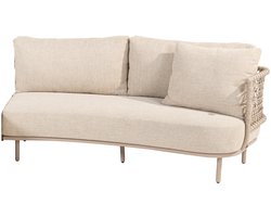 Primavera - Tuin loungebank - gevlochten rotan - Inclusief kussen