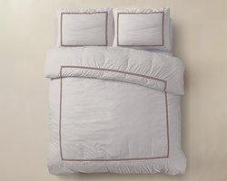 Primaviera Deluxe Brata Dekbedovertrek - Lits-Jumeaux - 240X200/260 + 2 x kussenslopen 60x70 - Taupe