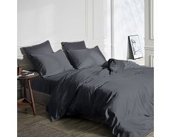 Primaviera Deluxe dekbedovertrek 100% Bamboo Antraciet 140 x 200/220 cm