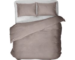 Primaviera Deluxe Egyptisch Katoen Dekbedovertrek - Lits-Jumeaux - 240X200/260 + 2 x kussenslopen 60x70 - Taupe