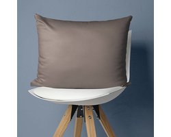 Primaviera Deluxe Satijnen Kussensloop 2 pack - Kussenslopen - 60 x 70 cm - Taupe