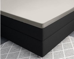 Primaviera Deluxe Splittopper Hoeslaken Satijn - 180 x 220 - Creme