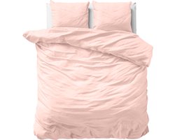 Primaviera Deluxe Uni Satijn Dekbedovertrek - 240x200/220 + 2 kussenslopen 60x70 - Roze - Lits-Jumeaux