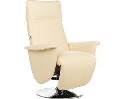 PRIME - Relaxfauteuil - Crème - Kunstleer