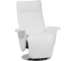 PRIME - TV-fauteuil - Wit - Kunstleer