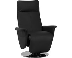 PRIME - TV-fauteuil - Zwart - Kunstleer