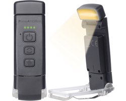 PrimeAmbition Leeslampje voor Boek met Klem - in Bed - Dimbaar - USB Oplaadbaar - Bedlamp - Zwart