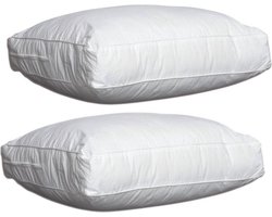 Princess Line Comfortabel katoenen tijk Box Model Hoofdkussen-Anti-nekpijn -50 x 60 x 10 cm -Set van 2Stuks