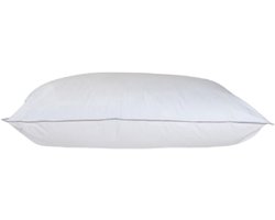 Princess Line Premium Classic Hoofdkussen - 60x70 cm - Hotelkwaliteit Perkal Katoen - Verstelbaar & Navulbaar - Anti-allergisch - Wit