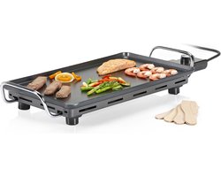 Princess Table Chef Superior Bakplaat 102240 - Gourmet - Grillplaat - Tafelgrill - 46x26 cm - 8 personen - Regelbare thermostaat - 2500W - Teppanyaki - Voor binnen en buiten - 2 meter snoer