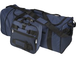 Princess Traveller Amalfi - Weekendtas - Opvouwbaar - 80 liter inhoud - Navy - 2 skatewielen