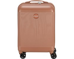 Princess Traveller Oceans – Handbagage Koffer – Mocha Mousse – Reiskoffer met dubbele wielen – 55x35x20 cm – GRS gecertificeerd