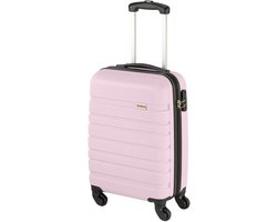Princess Traveller Singapore - Handbagage Koffer - 55x35x20cm - 34L - Lichtgewicht Trolley - Licht Roze