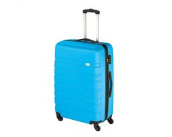 Princess Traveller Singapore - Reiskoffer - ABS - Clear Blue - 78cm