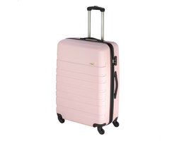 Princess Traveller Singapore - Reiskoffer - ABS - Licht Roze - 78cm