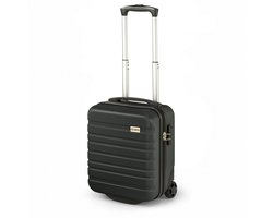 Princess Traveller Singapore - Underseater 40cm - Handbagage koffer geschikt voor oa Transavia, TUI, Vueling & WizzAir - Zwart - ABS - 20 liter