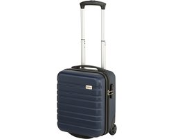 Princess Traveller Singapore - Underseater - Handbagage koffer geschikt voor oa Transavia, TUI, Vueling & WizzAir - Donker Blauw - ABS - 40x30x20cm - 19 liter