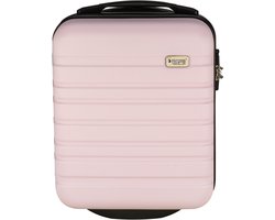 Princess Traveller Singapore - Underseater - Handbagage koffer geschikt voor oa Transavia, TUI, Vueling & WizzAir - Licht roze - ABS - 40x30x20cm - 19 liter