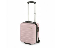 Princess Traveller Singapore - Underseater - Handbagage koffer geschikt voor oa Transavia, TUI, Vueling & WizzAir - Licht roze - ABS - 40x30x20cm - 20 liter