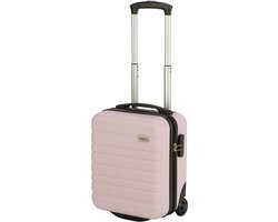 Princess Traveller Singapore - Underseater - Handbagage koffer Handbagage koffer geschikt voor oa Transavia, TUI, Vueling & WizzAir - Licht roze - ABS - 40x30x20cm - 19 liter