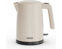 Princess Waterkoker Wave 236048 - Retro - 1.7 liter - 2200W - Beige