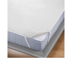 Princessmatras Beschermer Waterdicht PU-Molton -flanel-100% katoen -Plateau Model -Junior-70x160-cm Wit