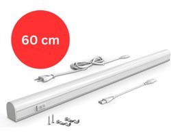 Prinos LED Kastverlichting 60 cm compleet met snoer en stekker - Onderbouwverlichting