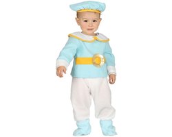 Prins Spookje Kostuum Baby Jongen 6-12 Maanden - Lichtblauw Sprookjes Verkleedset