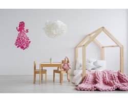 Prinses - kinderkamer decoratie meisjes - Wanddecoratie prinses - Decoratie kinderen - Muurdecoratie meisjeskamer - Wanddecoratie meisjeskamer