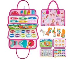 Prinses - Montessori Activiteiten Boek - Educatieve borden voor kinderen - educatief speelgoed van vilt - sensorisch speelgoed - cadeaus